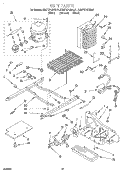 UNIT Diagram and Parts List for KSUP27QDBL01  KitchenAid Refrigerator