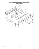 REFRIGERATOR CONTROL PANEL Diagram and Parts List for 4KSRF36DTX1  KitchenAid Refrigerator