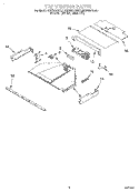 TOP VENTING, OPTIONAL Diagram and Parts List for KEBS207DAL1  KitchenAid Wall Oven