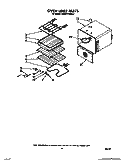 OVEN LINER Diagram and Parts List for KEBS177WAL0  KitchenAid Wall Oven