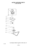MOTOR AND DRIVE , LIT/OPTIONAL Diagram and Parts List for KUCC150S2  KitchenAid Trash Compactor