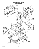 Part Location Diagram of 4175453 Whirlpool Range Surface Igniter Electrode