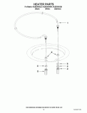 HEATER PARTS Diagram and Parts List for KUDE20IXBL4  KitchenAid Dishwasher