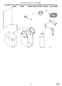 ACCESSORY Diagram and Parts List for KUCC151JSS0  KitchenAid Trash Compactor