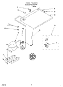 UNIT Diagram and Parts List for EL05CCXJW  Whirlpool Refrigerator