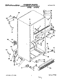 CABINET Diagram and Parts List for KTRI18KAAL11  Whirlpool Refrigerator