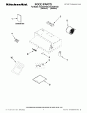 Part Location Diagram of W11106377 Whirlpool Blower Fan