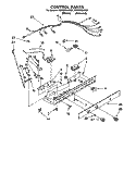 CONTROL Diagram and Parts List for TS22BRXAW01  Whirlpool Refrigerator