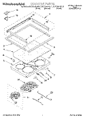 COOKTOP Diagram and Parts List for KESC300BAL11  KitchenAid Range