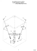SUSPENSION Diagram and Parts List for LCR7244DQ1  Whirlpool Washer