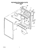 Part Location Diagram of WP2201052 Whirlpool Door Trim