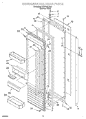 Part Location Diagram of 2209349 Whirlpool PANEL-DECO
