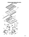 COMPARTMENT SEPARATOR Diagram and Parts List for TT20BKXWW00  Whirlpool Refrigerator