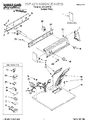 TOP AND CONSOLE, LIT/OPTIONAL Diagram and Parts List for SGDX600HQ0  Whirlpool Dryer