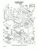 CHASSIS PARTS Diagram and Parts List for YKERS308XS1  KitchenAid Range