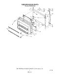 FREEZER DOOR Diagram and Parts List for ET20GMXTF01  Whirlpool Refrigerator