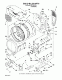 Part Location Diagram of W10541656 Whirlpool DRUM