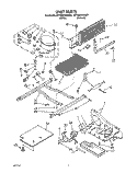 UNIT Diagram and Parts List for 8ET20ZKXAN00  Whirlpool Refrigerator