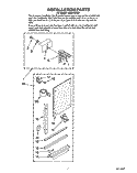 INSTALLATION PARTS Diagram and Parts List for ACM072XZ0  Whirlpool Air Conditioner