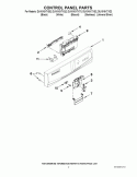Part Location Diagram of WPW10290157 Whirlpool Control Panel
