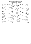 WIRING HARNESS Diagram and Parts List for LSS8244AZ0  Whirlpool Washer