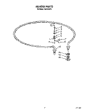 HEATER Diagram and Parts List for KUDP22GT2  KitchenAid Dishwasher