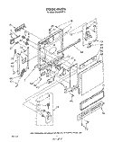 DOOR Diagram and Parts List for DU8300XT5  Whirlpool Dishwasher