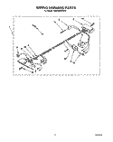 WIRING HARNESS Diagram and Parts List for KAWE660WWH3  KitchenAid Washer