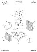 UNIT, LITERATURE Diagram and Parts List for ACS072XH0  Whirlpool Air Conditioner