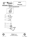 MOTOR AND DRIVE, LIT/OPTIONAL Diagram and Parts List for TU8150XTP2  Whirlpool Trash Compactor
