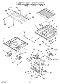 COMPARTMENT SEPARATOR, OPTIONAL Diagram and Parts List for KTRS25KGBL3  KitchenAid Refrigerator