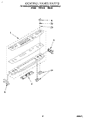 CONTROL PANEL Diagram and Parts List for KESC300BAL2  KitchenAid Range
