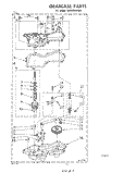 GEARCASE Diagram and Parts List for LA6680XPW0  Whirlpool Washer