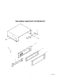 TOP GRILLE AND UNIT COVER Diagram and Parts List for ARG4901  Whirlpool Refrigerator