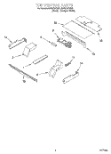 TOP VENTING, OPTIONAL Diagram and Parts List for RBS275PDB8  Whirlpool Wall Oven