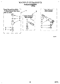 WATER SYSTEM Diagram and Parts List for 6LSP8255BW1  Whirlpool Washer