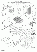 UNIT PARTS Diagram and Parts List for GS5DHAXVB01  Whirlpool Refrigerator
