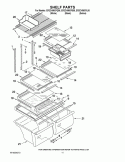 SHELF PARTS Diagram and Parts List for ER2CHMXPQ06  Whirlpool Refrigerator