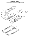 CONTROL PARTS Diagram and Parts List for GC5SHEXNT04  Whirlpool Refrigerator