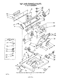 TOP AND CONSOLE Diagram and Parts List for LA6680XPW1  Whirlpool Washer