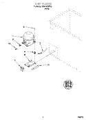 SECTION Diagram and Parts List for RH0500REW02  Roper Freezer