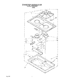 COOKTOP MODULE KIT Diagram and Parts List for SC8900EXB1  Whirlpool Cooktop