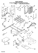 UNIT PARTS Diagram and Parts List for ES5LHAXSA02  Whirlpool Refrigerator