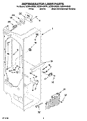 REFRIGERATOR LINER PARTS Diagram and Parts List for GC5NHAXSY01  Whirlpool Refrigerator
