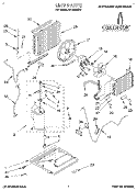 UNIT, LITERATURE Diagram and Parts List for AR1200XA0  Whirlpool Air Conditioner