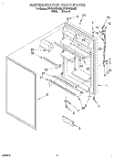 REFRIGERATOR DOOR Diagram and Parts List for RT18AKXDN05  Roper Refrigerator