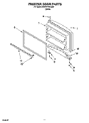Part Location Diagram of WP2225092 Whirlpool Handle - White