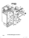 LINER Diagram and Parts List for ET22DKXXW00  Whirlpool Refrigerator
