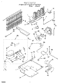 UNIT Diagram and Parts List for 4ET18NKXFN01  Whirlpool Refrigerator