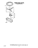 TURN TABLE, LIT/OPTIONAL Diagram and Parts List for MB7120XYB0  Whirlpool Microwave